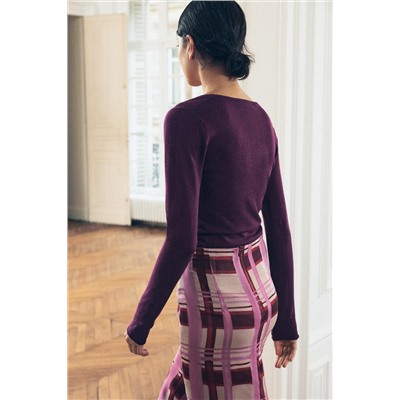 PLAIN KNIT TOP