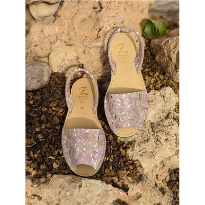 AB.Zapatos · 320-7 estampado 96 beig+AB.Z · Pelle · 21-20 (370) rosa