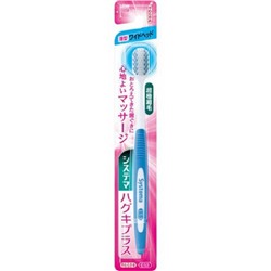 Зубная щетка LION systema Gum plus с широкой щетиной мягкая