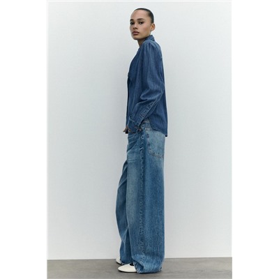 TRF RELAXED OVERSIZE MID-WAIST JEANS