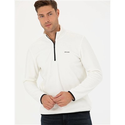 Ekru Regular Fit Polar Sweatshirt