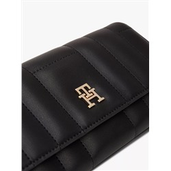 Quilted Snap-Closure Large Wallet