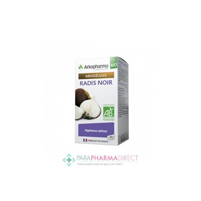 ArkoPharma ArkoGélules - Radis Noir - BIO 40 gélules