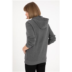 Erkek Antrasit Melanj Basic Sweatshirt