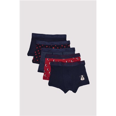 Pack 5 boxers algodón estampados