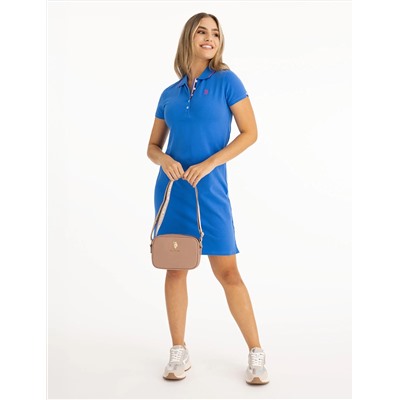 TIPPED POLO DRESS