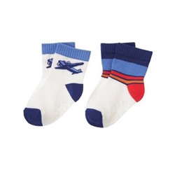Airplane & Striped Socks Two-Pack