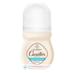 Cavaillès - Sans Parfum 48H - Effet Extra-Sec - Déodorant Roll-On 50 ml