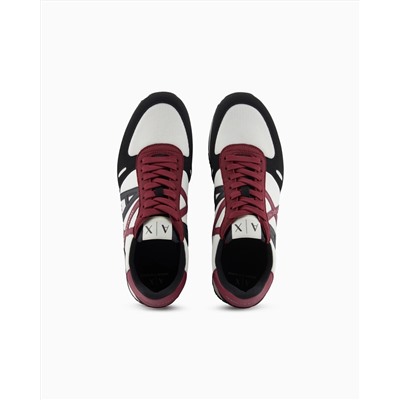 Sneakers in eco-suede, mesh and nylon
