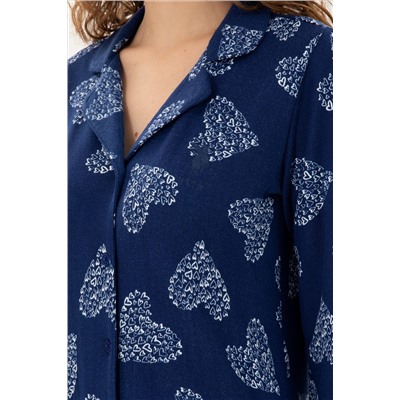 Kadın Lacivert Pijama Takımı