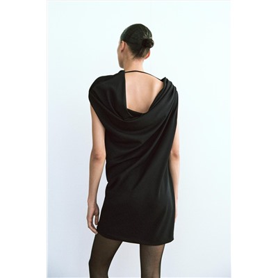 DRAPED SHORT DRESS