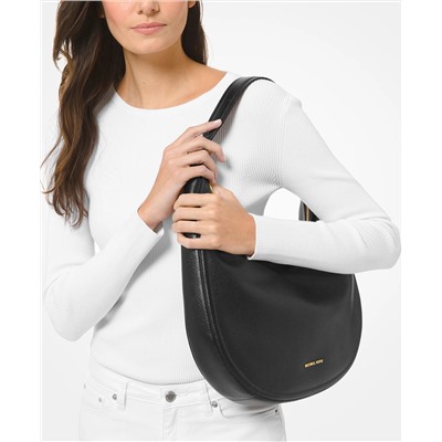 MICHAEL Michael Kors Lydia Large Leather Hobo Bag