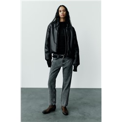 TRF STRAIGHT-LEG MID-RISE JEANS