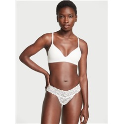 Lace Lace-Up Thong Panty