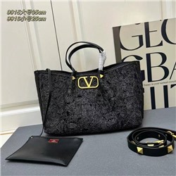 Сумка тоут из мешковины Valentin*o 🩷  Топ на лето