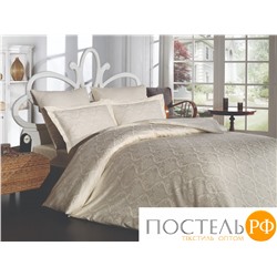 Постельное белье Karven жаккард евро Damask Cream