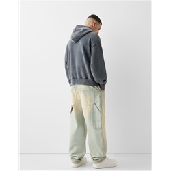 Balloon-fit carpenter jeans