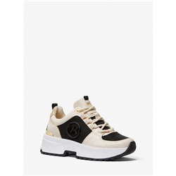 MICHAEL MICHAEL KORS Cosmo Faux Leather Trainer