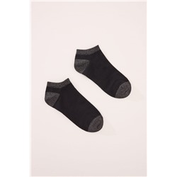 Calcetines cortos negros lurex