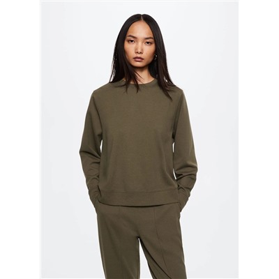 Sudadera piqué -  Mujer | MANGO OUTLET Melilla