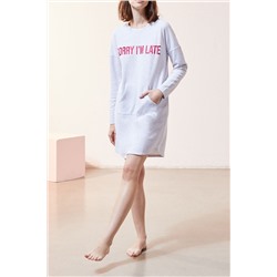 Ночная Рубашка Folie Серая