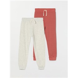 PACK OF 2 BASIC PLUSH TROUSERS