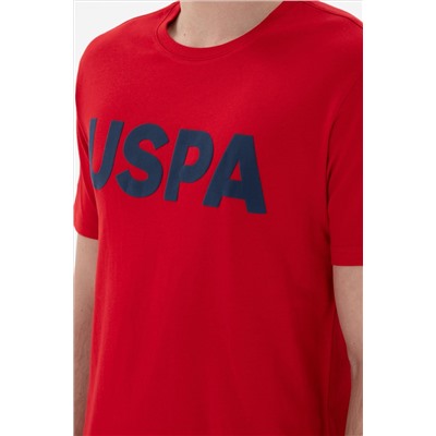 Erkek Regular Fit Bisiklet Yaka Kırmızı Basic Tişört