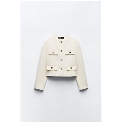 POCAS UNIDADES BLAZER PIQUÉ CUELLO REDONDO
