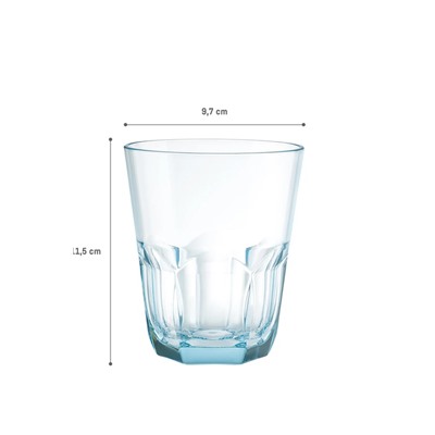 Domme Plastik Bardak - Turkuaz - 445 ml