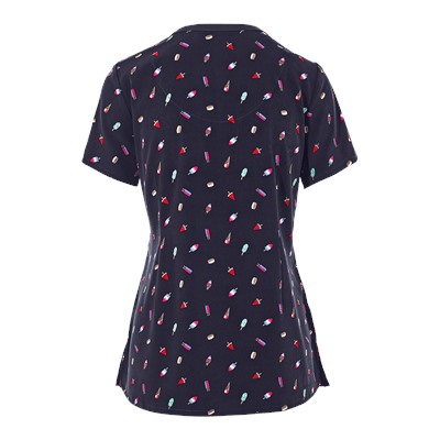 Maevn Scrubs Summer Treats Top