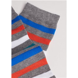 Kurze Socken mit Streifen für Jungen