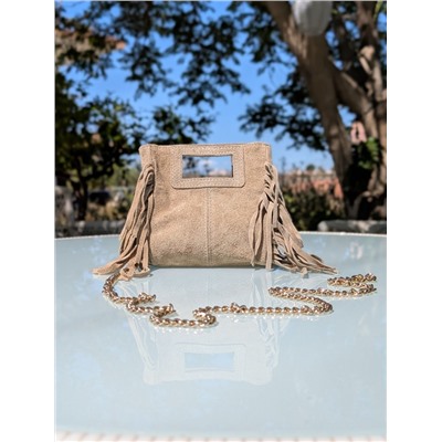 Комбо S25040TAUPE + Итальянская мини сумочка AB.Z · Pelle · Miniflec BEIG АКЦИЯ