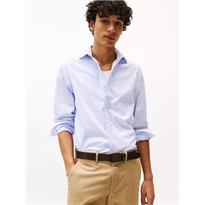 Slim Fit THFlex Stripe Dress Shirt