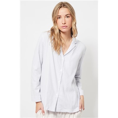 Camisa Celeste y blanco