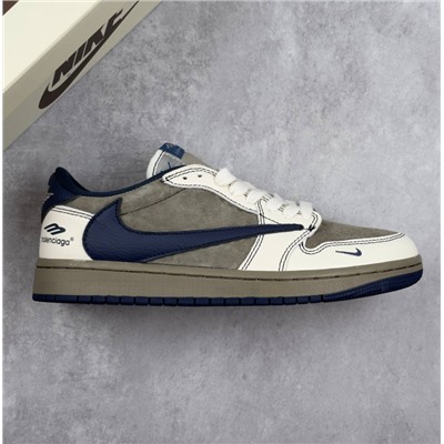 Travis Scott x Fragment Design x Air Jordan 1 Low OG SP AJ1 乔1 Balenciag*a