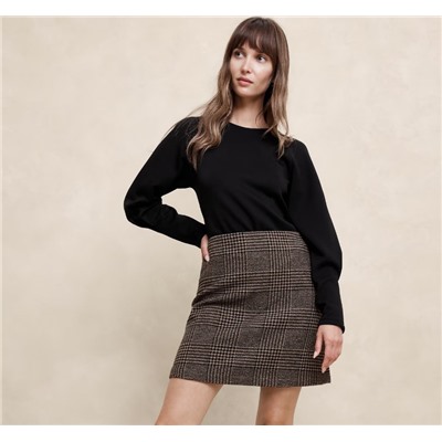 Soft Touch Scuba Raglan-Sleeve Top