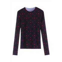 Camiseta Negro y rojo
