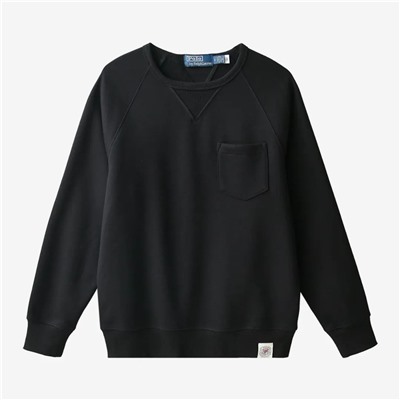 Утепленный свитшот с рукавами реглан и накладным карманом Polo Ralph Laure*n