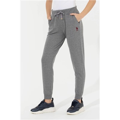 Kadın Gri Melanj Jogger Eşofman Altı