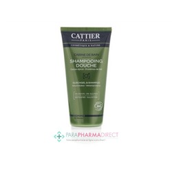 Cattier Homme Cabine de Bain Shampooing Douche BIO 200ml