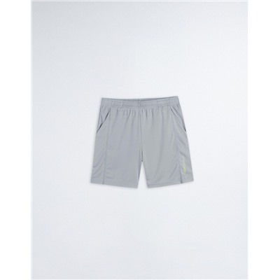 Reflective Print Sports Shorts, Men, Grey