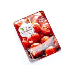 Тканевая маска для жирной и комбинированной кожи лица с вишней / Pure source Sheet Mask Cherry
