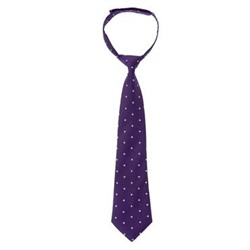 Geo Embroidered Tie