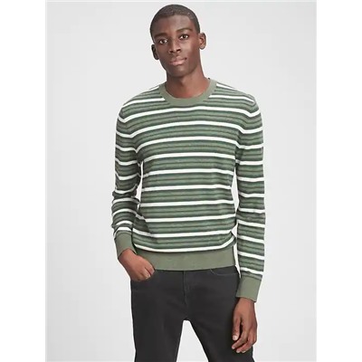 Stripe Crewneck Sweater