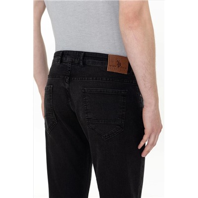 Erkek Koyu Gri Jean Pantolon