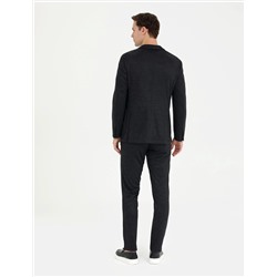 Antrasit Ekstra Slim Fit Spor Takım Elbise