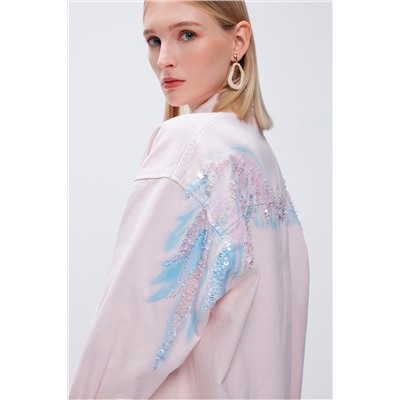 Sobrecamisa vaquera Rosa