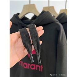 Толстовка Isabe*l Maran*t с капюшоном и флокированной надписью