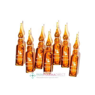 Phyto Phytocyane Traitement Antichute Femme - Chute Réactionnelle - 12 ampoules de 5 ml