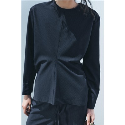 DRAPED STRIPE TOP ZW COLLECTION